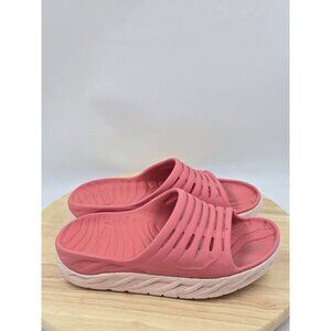 Hoka One One Ora Recovery Women's Size Slip On Slide Sandals Mauve Pink Sz 9
